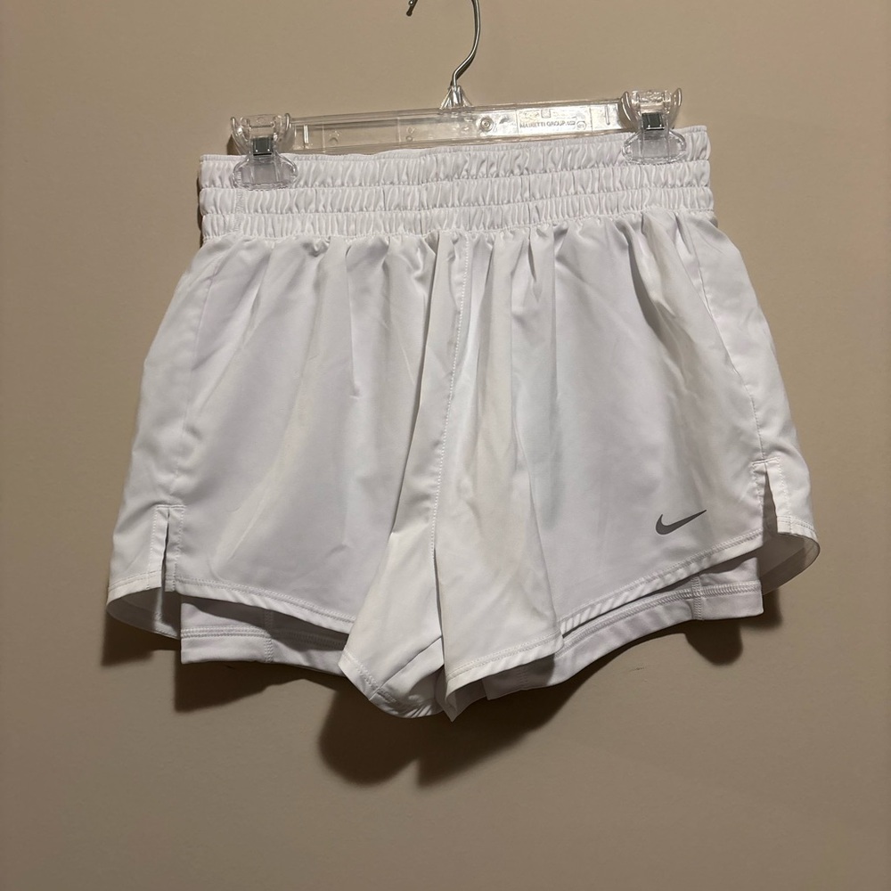 Nike Women's White Athletic Shorts